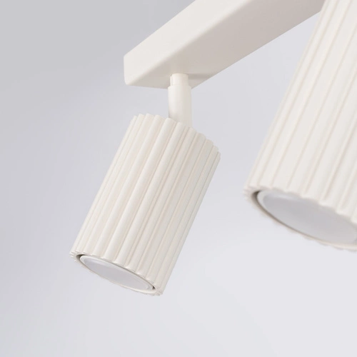 Stropní svítidlo KARBON 2 béžové minimalistické glamour do obýváku a ložnice s otočným stínidlem