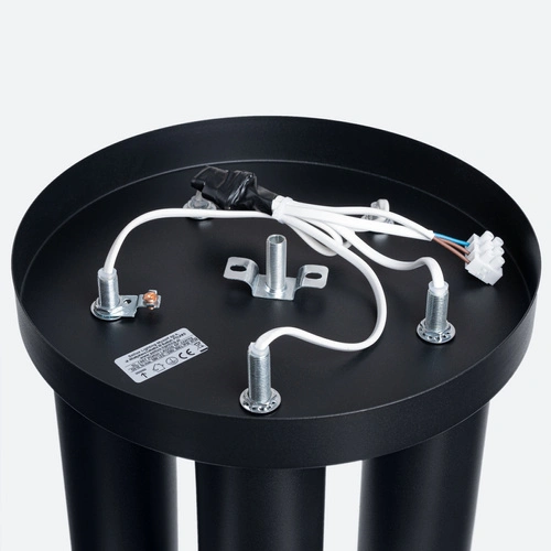 Moderní stropní svítidlo LAGOS 5P černá ocel do obýváku a ložnice SOLLUX