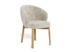 Židle Darlene béžová čalouněná skandinávská do jídelny Actona