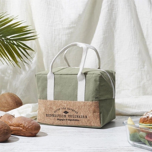 Osvěžující korková taška na oběd 3l zelená