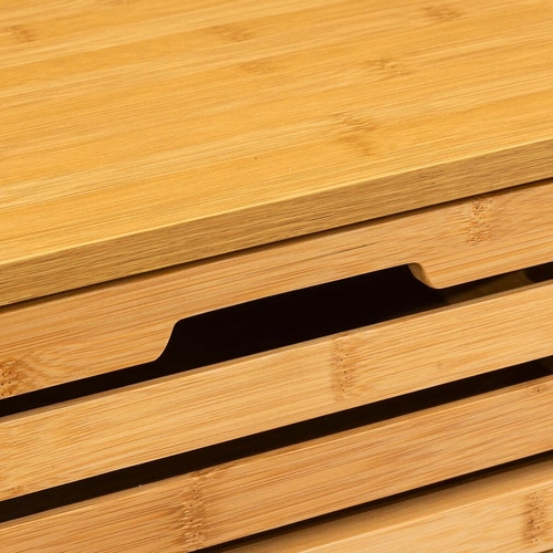 Bambusová stojací koupelnová skříňka Sicela se 4 zásuvkami skandinávský styl 40 cm 5five