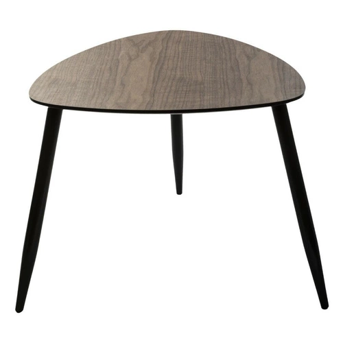 Sada 2 konferenčních stolků Mileo S ořech dřevo do obýváku vysoký loft Atmosphera