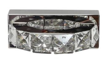 Nástěnné svítidlo Shipi 1x3W LED crystal z nerezové oceli