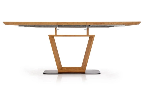 Rozkládací jídelní stůl Caby dub zlatý 160-220 cm loftový moderní Intesi