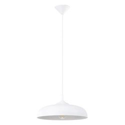 Závěsné svítidlo GINA bílá moderní nad stůl do obýváku a jídelny 38 cm SOLLUX LIGHTING