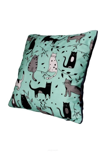 Dekorační sametový polštář Kitty 40x40 cm antialergický moderní do obýváku