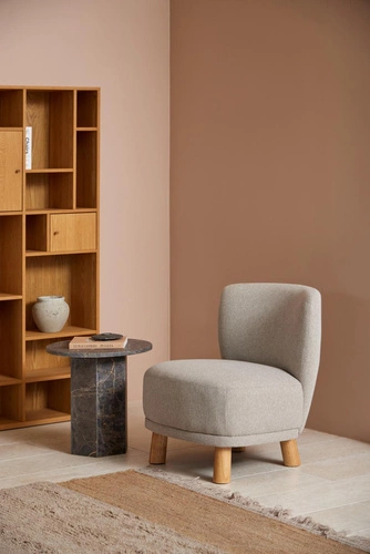 Stůl Naxos tmavě hnědý mramor