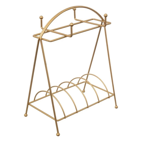 Sada 4 šálků na zlatém podstavci