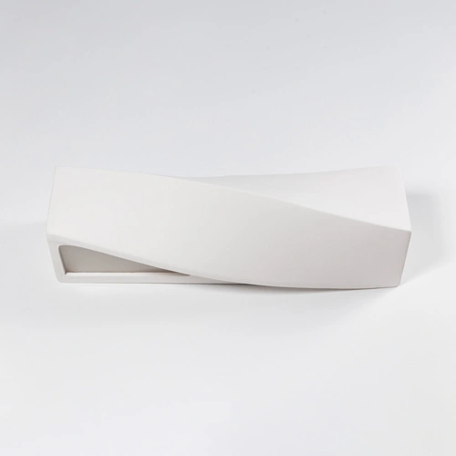 Nástěnné svítidlo Sigma bílá moderní keramická Sollux Lighting do obýváku a ložnice 42 cm