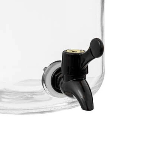 5five simply smart sada skleněných nádob na nápoje s kohoutkem 3,3 l na stojanu na limonádu