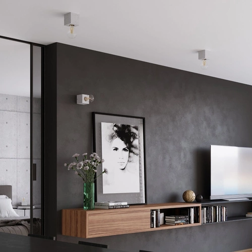 Betonová stolní lampička Ariz Sollux moderní noční lampa industriální do ložnice