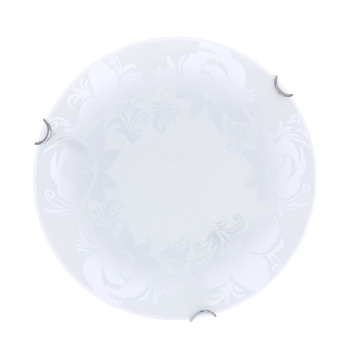 Stropní svítidlo Beris 30 kulaté skleněné bílé moderní do obýváku a ložnice