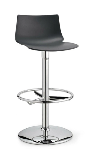 Barová židle Day Twist otočná antracitová moderní do kuchyně a jídelny 75 cm SCAB Design