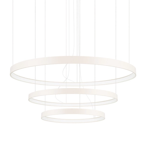 LED lustr RIO 3 moderní béžový nastavitelný do obýváku, kuchyně nebo nad stůl 110 cm