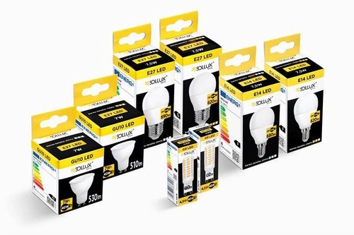 LED žárovka E14 7,5W teplá bílá 3000K pro noční lampičku Sollux moderní skleněná