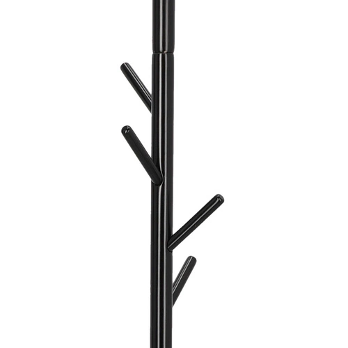 Moderní stojanový věšák do předsíně Madura černý z bukového dřeva Intesi