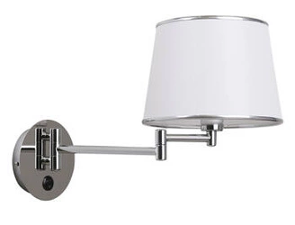 Nástěnné svítidlo Lawa Candellux bílý chrom moderní do obýváku ložnice jídelny 41 cm