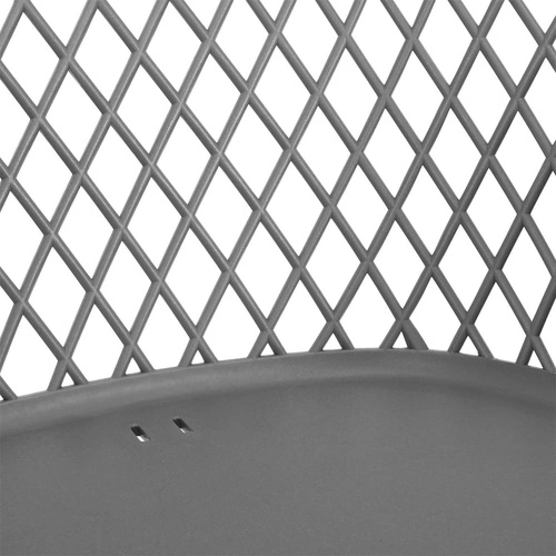 Jídelní židle Basel tmavě šedá Intesi boho styl s područkami snadné čištění