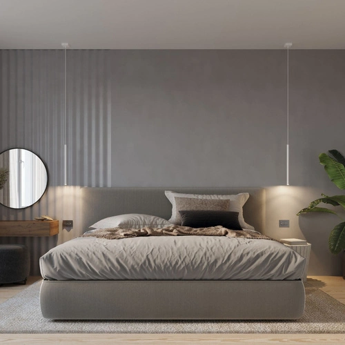 Závěsné svítidlo Pastelo bílé 3bodové moderní nad stůl do kuchyně nebo jídelny