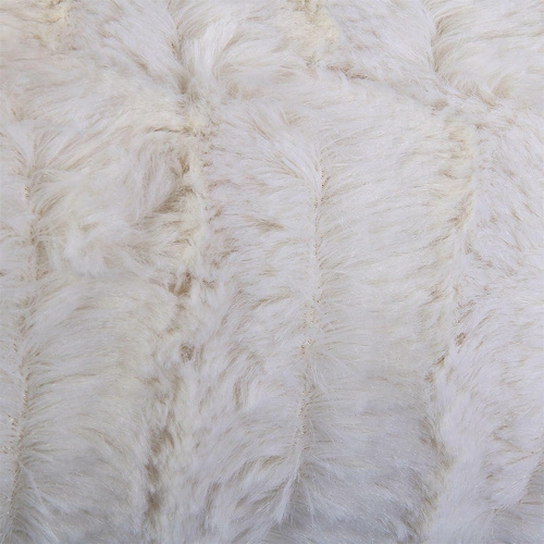 Bílá hebká fleecová deka na pohovku a postel s úchytem Intesi 120x150