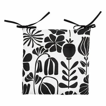 Polštářek pro židle Twisted Lime white/black