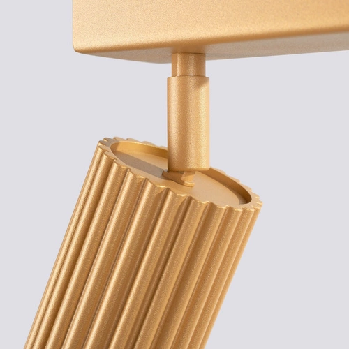 Stropní svítidlo KARBON 4x zlaté nastavitelné glamour do obýváku a ložnice SOLLUX LIGHTING