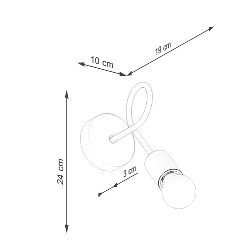 Nástěnné svítidlo EMBER černé dřevěné moderní do obýváku a ložnice SOLLUX LIGHTING
