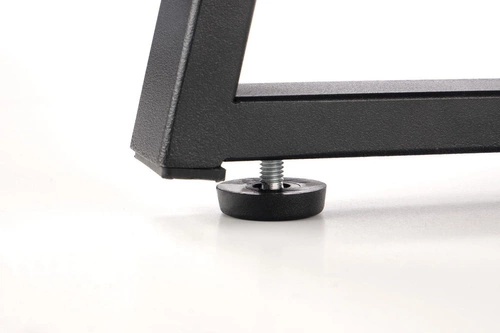 Kulatý konferenční stolek Florence 80 cm skandinávský dub s policí do obýváku Intesi