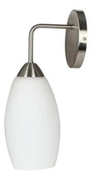 Nástěnné svítidlo Modus bílý nikl sklo klasické do obýváku a ložnice CANDELLUX LIGHTING