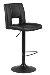 Židle barová Sylvia černá/černá