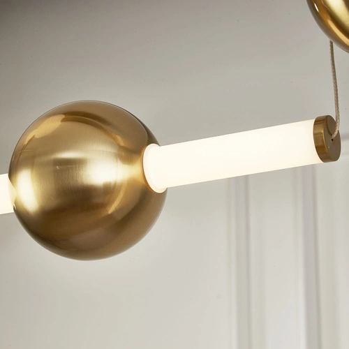 Závěsné LED svítidlo O-LINE Step into Design mosaz 110 cm moderní do obýváku