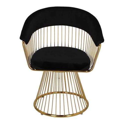 Židle Feeny Velvet černá