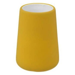 Keramický kelímek na zubní kartáčky Colors hořčicový moderní do koupelny 5five