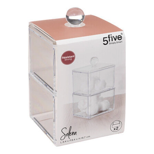 Sada 2 nádob Selena transparentní