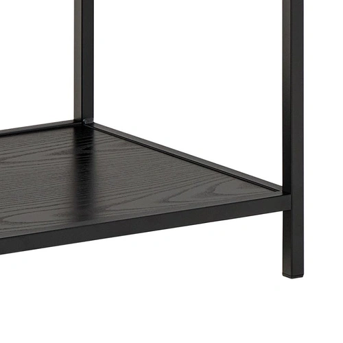 Kovová loftová knihovna Seaford V Actona 114 cm černá