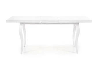 Rozkládací jídelní stůl Princess bílý glamour 140–180 cm moderní MDF deska dřevo