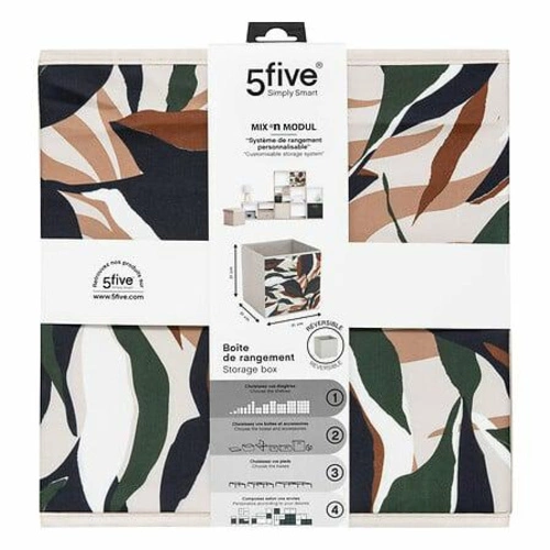 Lauria béžová skládací látková krabice 31x31 do regálu na oblečení 5five simply smart