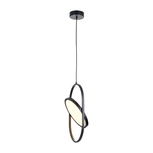 Závěsné LED svítidlo ELIPSE M černé 45 cm moderní do obýváku a nad stůl Step into Design