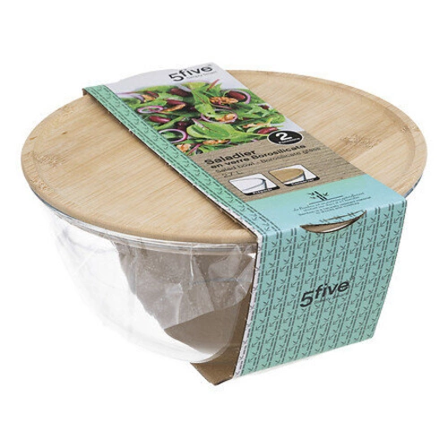 CutEat miska s bambusovým víkem 23 cm