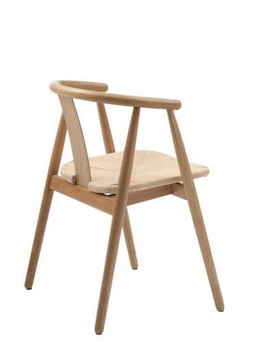 Dřevěná jídelní židle Relate s područkami dub boho