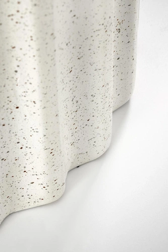 Kulatý bílý konferenční stolek Raffa malý moderní do obýváku Intesi