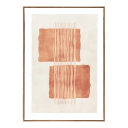 Dekorativní obraz Mina č. 2 béžovo‑hnědý 50x70 House Nordic do obývacího pokoje