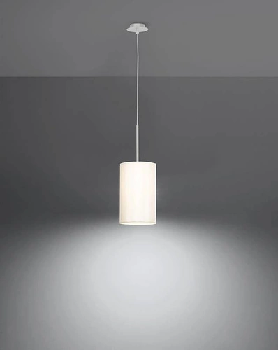 Moderní bílý lustr Otto závěsné svítidlo do obýváku a jídelny 15 cm