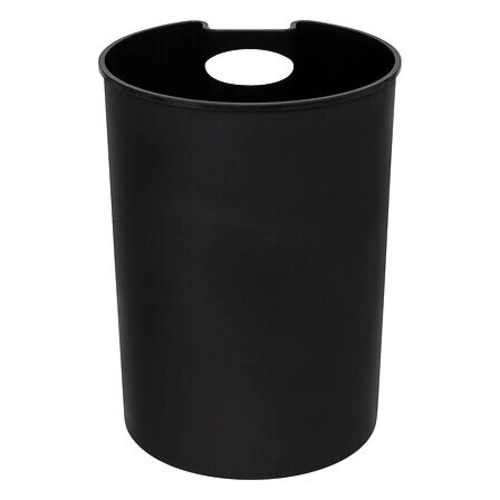 Koš na odpadky Delta 6 l černý ocelový s tichým zavíráním do koupelny nebo kanceláře 5five