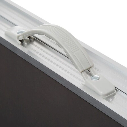 Skládací zahradní a balkonový stůl Otano šedý 60 cm, nastavitelná výška, lehký 5five