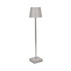 LED stolní lampička Blanca šedá dotyková se stmívačem 45 cm