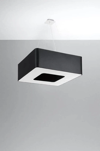 Moderní lustr URANO 60 černý stropní svítidlo do obýváku a jídelny 8ramenný