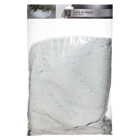 Koberce pod stromeček z kožešiny 90 cm šedý