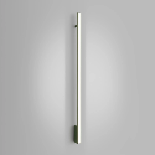 Moderní nástěnné LED svítidlo LAGOM 120 olivově zelené hliník do obývacího pokoje a ložnice Thoro