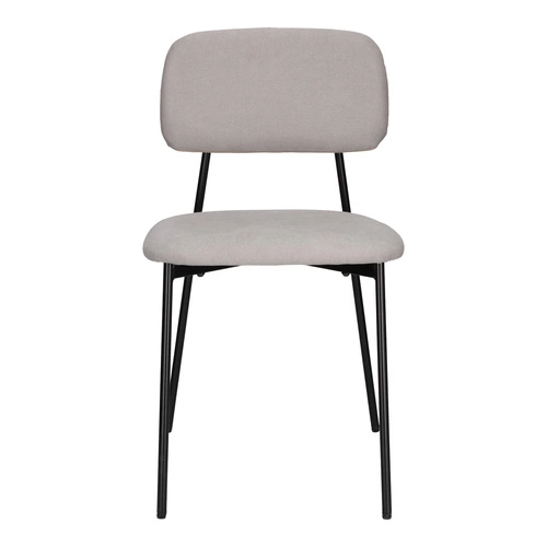 Sada 4 světle šedých židlí Esther